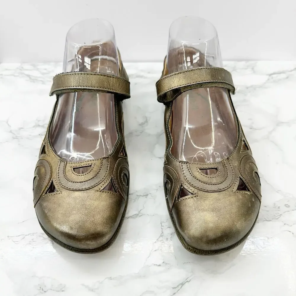 Naot Rongo Mary Jane Slingback Koru‎ Brass Womens 10 EU 41